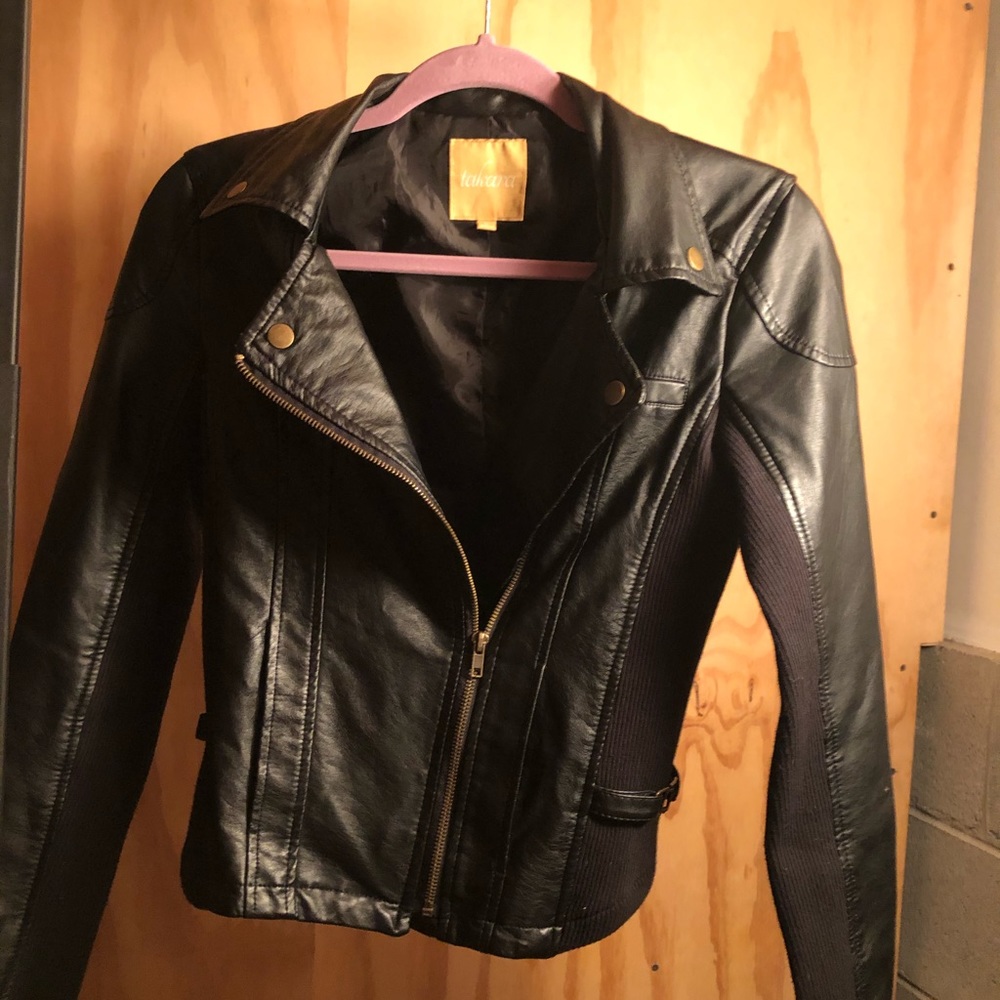 pleather jacket